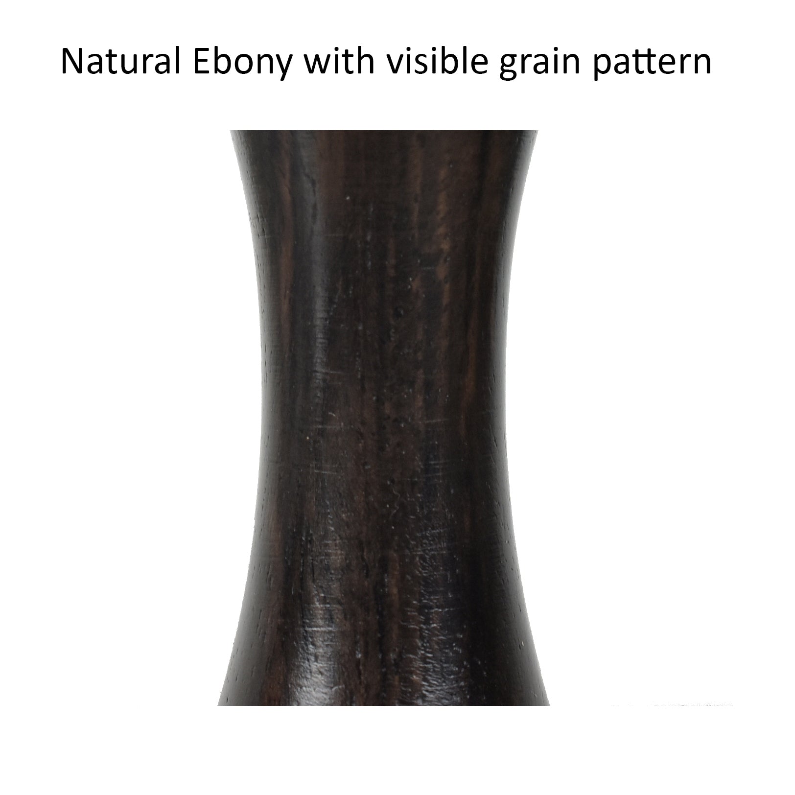Prestige Staunton chess pieces in ebony wood, 118mm king
