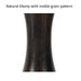 Prestige Staunton chess pieces in ebony wood, 118mm king