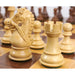 Golden Rosewood and Boxwood chessmen, 101mm king