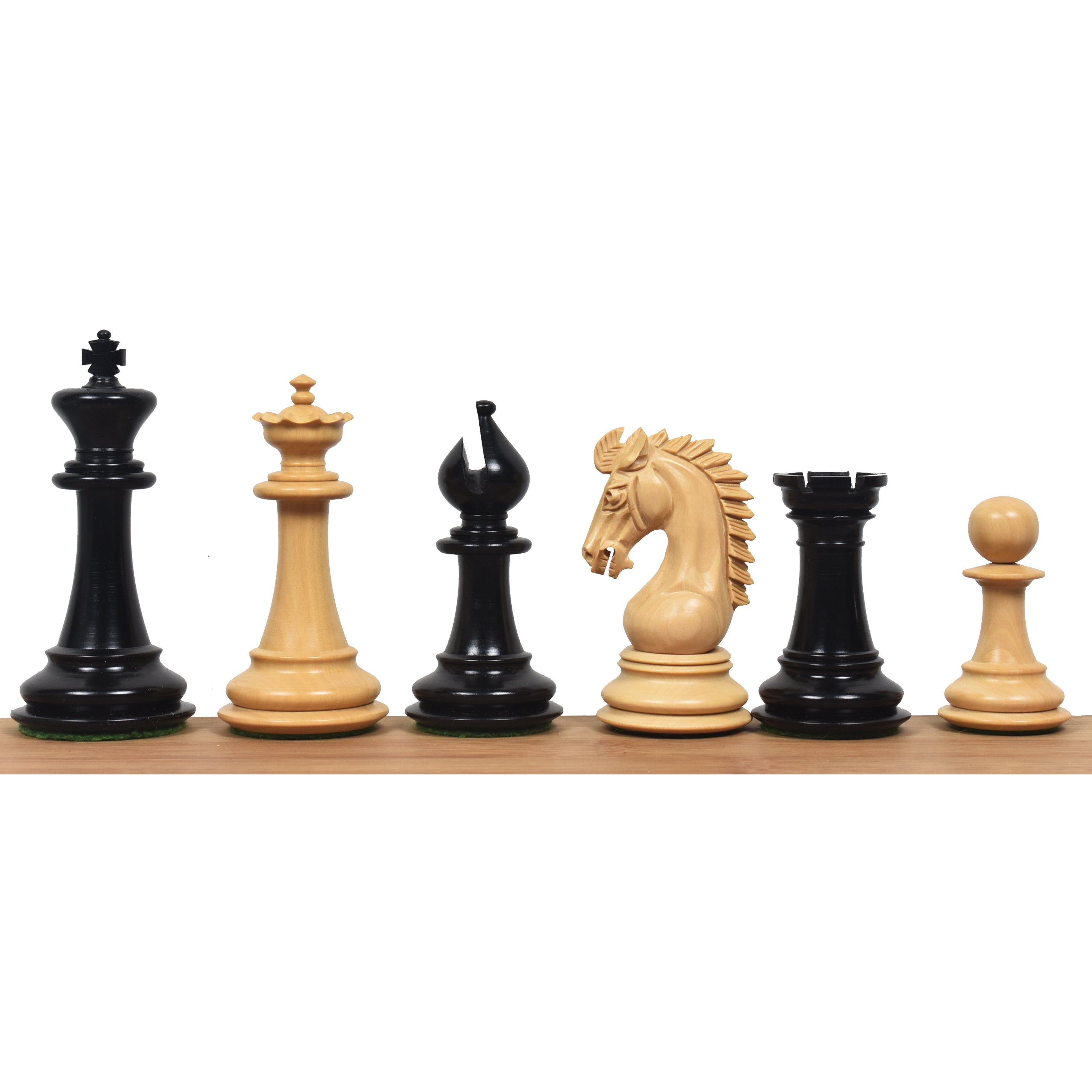 Emperor Series Staunton Ebony 94mm Chess Pieces