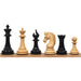 Emperor Series Staunton Ebony 94mm Chess Pieces