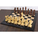 Jumbo Pro Staunton chess pieces in golden rosewood, 159mm king