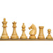 34 piece chessmen set in Ebonised Boxwood and Boxwood
