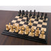 Ebony Wood and Boxwood chessmen, 107mm king on a 49mm base