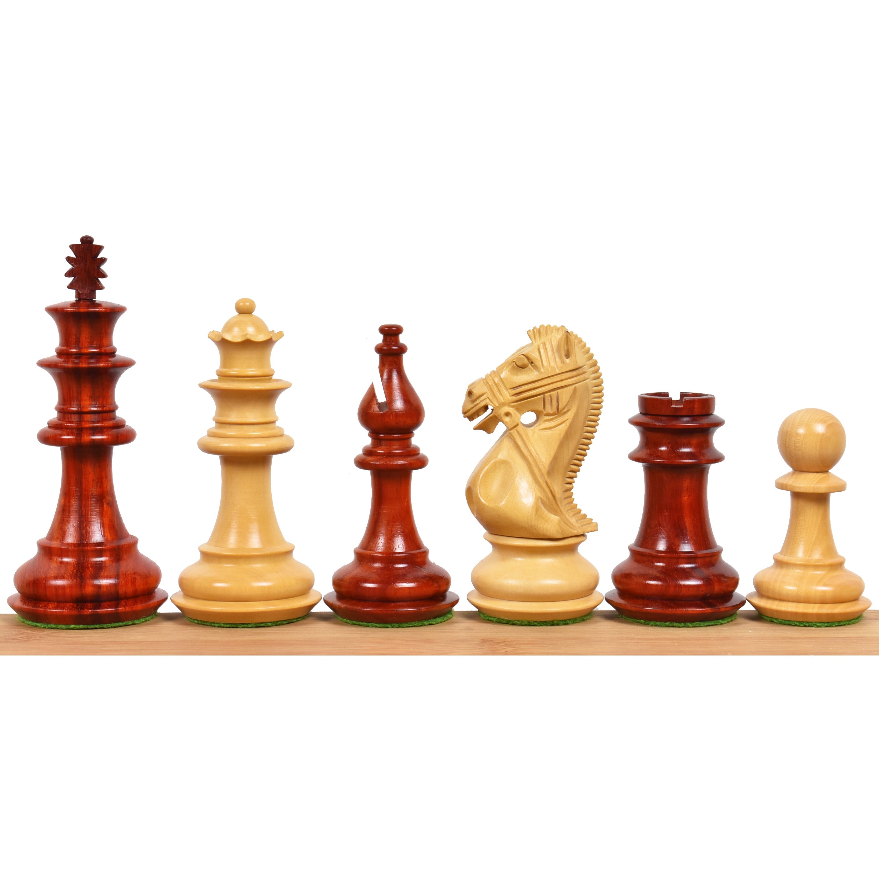 Bud rosewood and boxwood Supreme Staunton chessmen