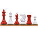 Pro Staunton Painted Boxwood 104mm Chess Pieces