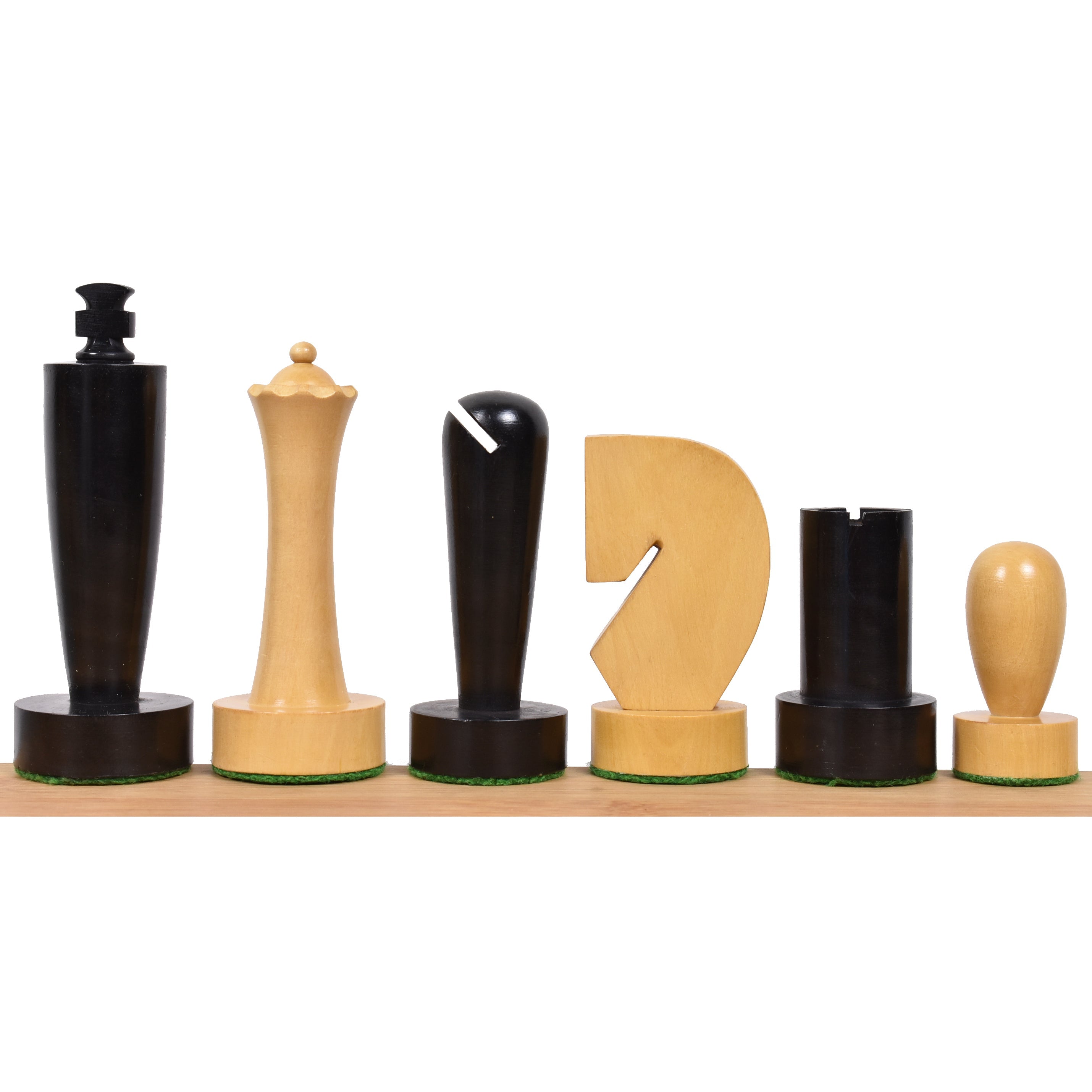 Berliner Modern Minimalist 98mm Chess Pieces