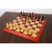 Bud Rosewood and Boxwood chessmen, 114mm king