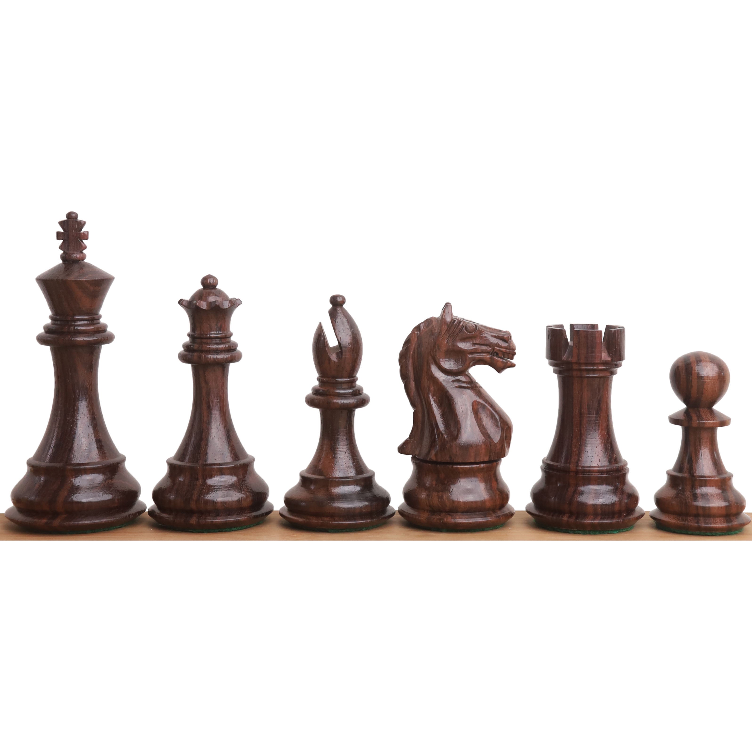 Fierce Knight Staunton 102mm Chess Pieces