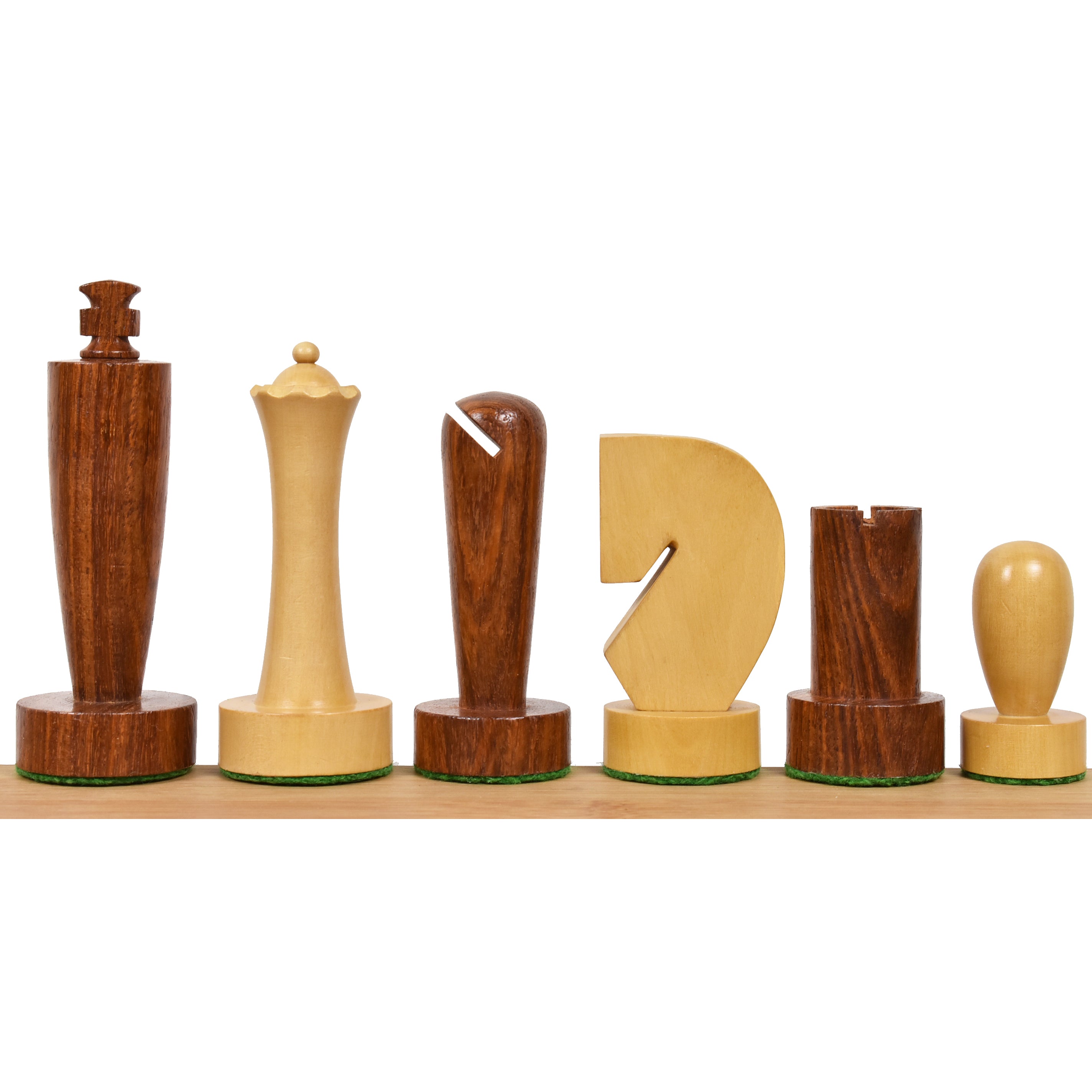 Berliner Modern Minimalist 98mm Chess Pieces