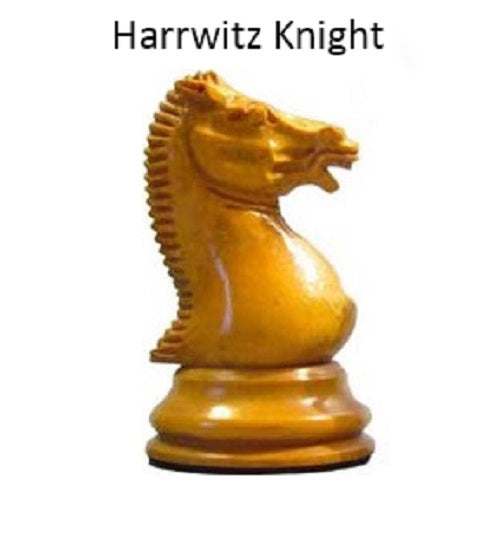 1852-55 Harrwitz Staunton 91mm Chess Pieces