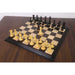 Ebony Wood and Boxwood chessmen, 114mm king