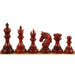 Stallion Staunton chess pieces in bud rosewood, 105mm king
