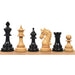 Napoleon Staunton Ebony Wood 108mm Chess Pieces