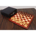 Bud Rosewood and Boxwood chessmen, 84mm king