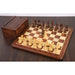 34 piece golden rosewood chessmen set