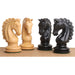 Avant Garde Staunton chess pieces in ebony wood, 117mm king