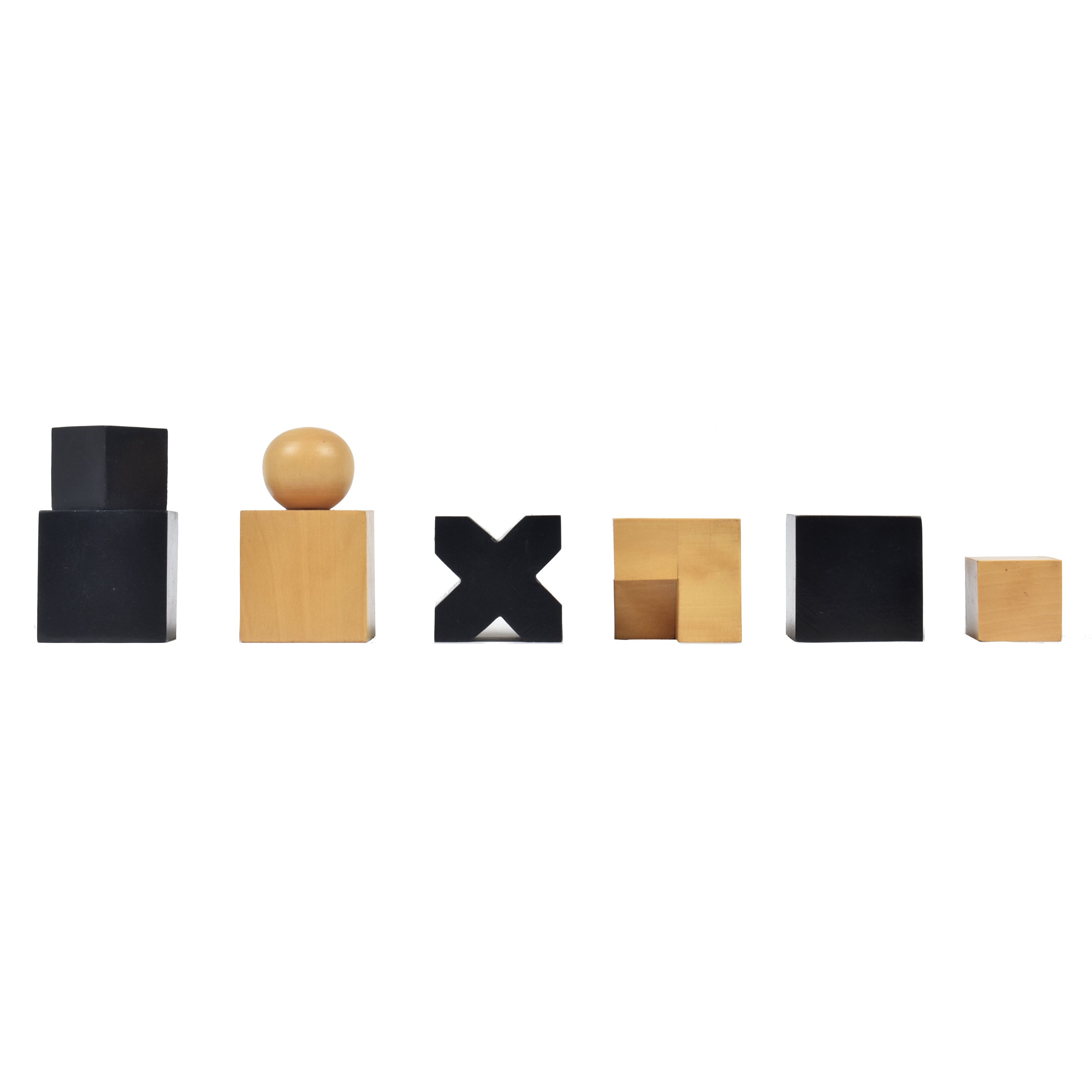 Bauhaus Reproduced 50mm Chess Pieces
