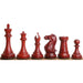 Bud Rosewood (African Padauk) and Boxwood chessmen, 102mm king