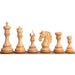 34 piece ebony wood chessmen set