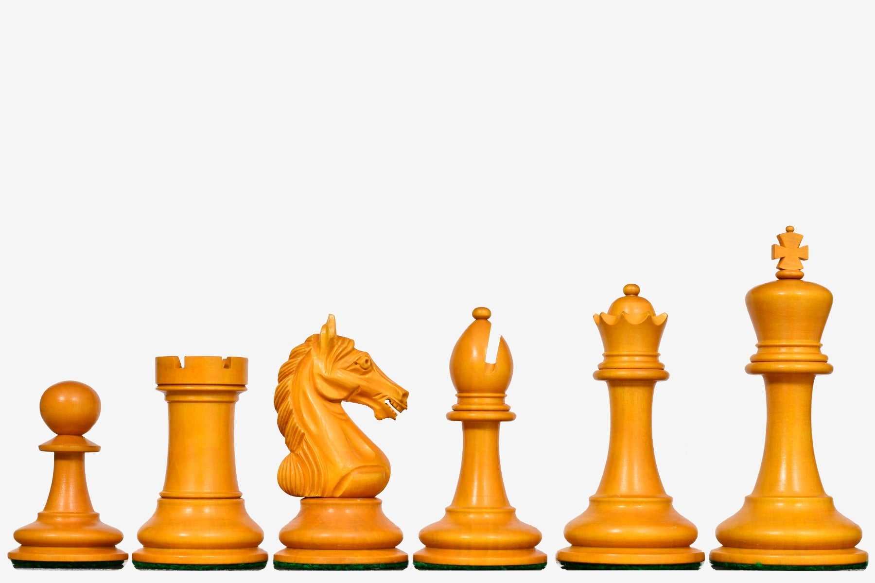 Ancient Indian Warrior Staunton chess pieces, genuine ebony and antiqued boxwood, hand carved in India