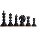 34 piece chessmen set in Ebony Wood and Boxwood