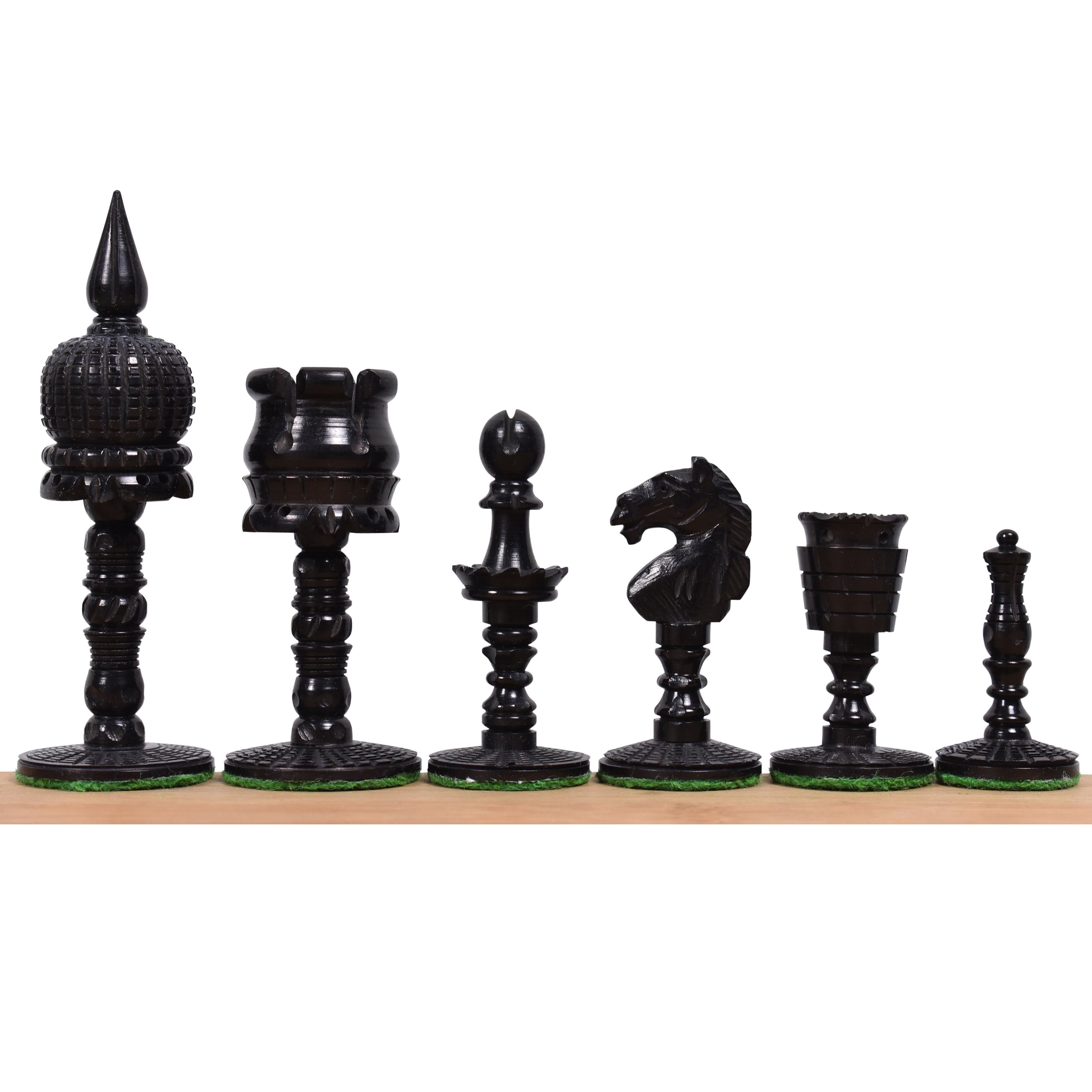 English Series Pre-Staunton Camel Bone 92mm Chess Pieces
