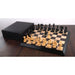 Imperator Staunton chess pieces in ebony, 108mm king