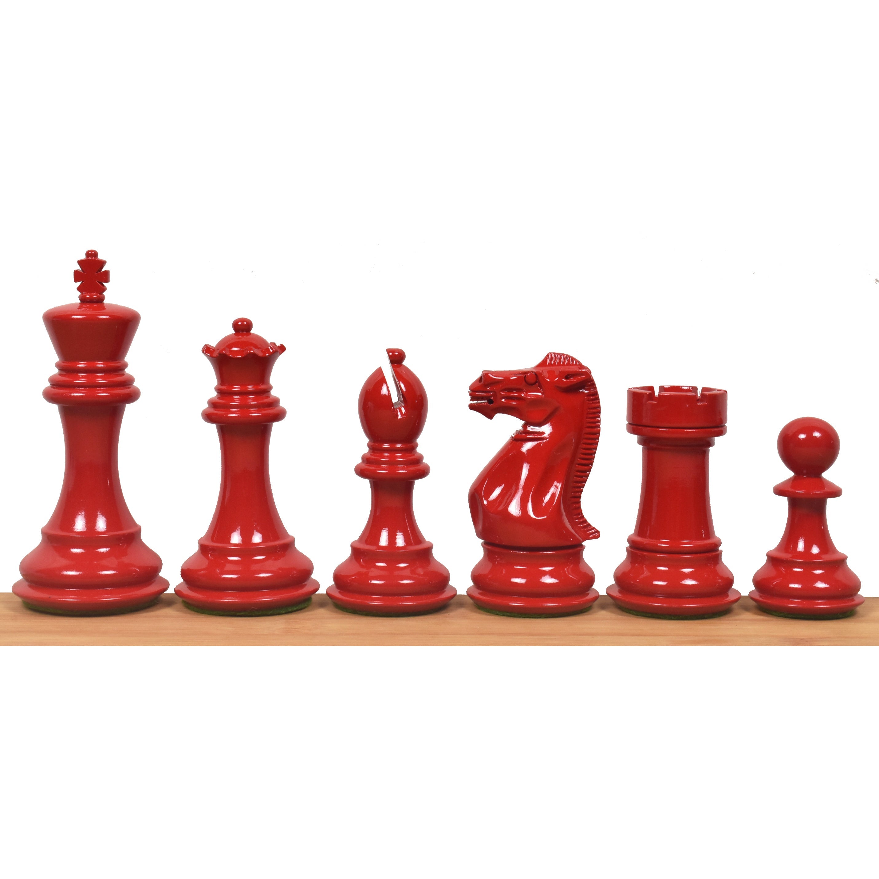 Pro Staunton Painted Boxwood 104mm Chess Pieces