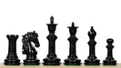 French Warrior Luxury chess pieces, genuine ebony and boxwood, hand carved in India