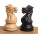34 piece ebonised boxwood chessmen set