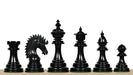 Ferocious Elite Series chess pieces, genuine ebony and boxwood, hand carved in India