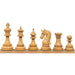 Bud Rosewood and Boxwood chessmen, 108mm king