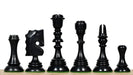 1929 Barcelona Joc Catalan chess pieces, genuine ebony and boxwood, hand carved in India