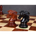Ebony and bud rosewood Alexandria Staunton chessmen