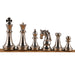 Staunton Inspired Brass 109mm Chess Pieces