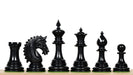 California Chrome Staunton chess pieces, genuine ebony and boxwood, hand carved in India
