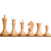 34 piece chessmen set in Ebonised Boxwood and Boxwood