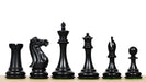 Dominator Staunton chess pieces, genuine ebony and boxwood, hand carved in India