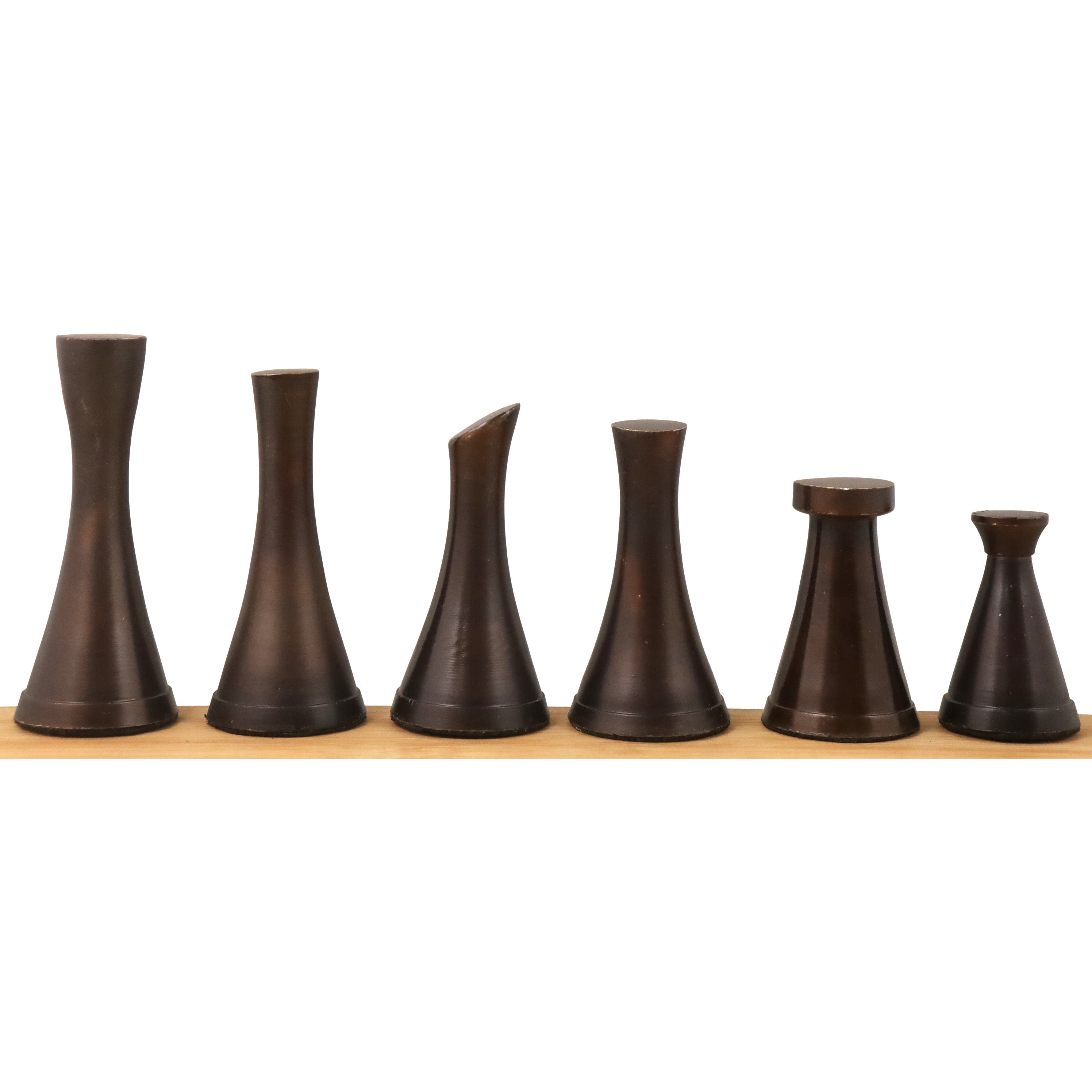 Tower Series Brass 79mm Chess Pieces
