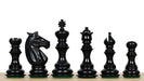 Meghdoot Staunton chess pieces, ebony and boxwood, hand carved in India
