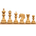 Arthur Staunton chess pieces in bud rosewood, 116mm king