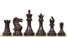 Pro Tournament Staunton chess pieces, Indian rosewood and boxwood, hand carved in India