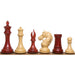 Bud Rosewood and Boxwood chessmen, 106mm king
