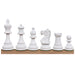 Painted Lacquered Staunton 97mm Chess Pieces