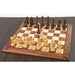 Golden Rosewood chessmen cut for 55 to 60mm squares