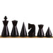 Russian Poni Minimalist 78mm Chess Pieces