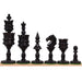 Lotus Series Hand Carved Camel Bone 103mm Chess Pieces