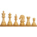 Golden Rosewood and Boxwood chessmen sized for 38 to 45 mm squares