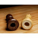 Golden Rosewood and Boxwood chessmen with a 30mm king base